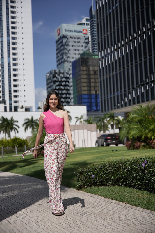 The Valle Jumpsuit (Hot Pink)