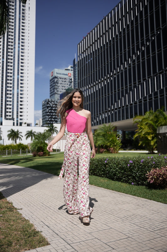 The Valle Jumpsuit (Hot Pink)